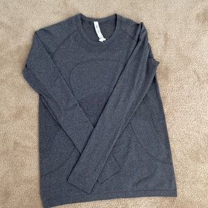Gray Lululemon Swiftly Tech Longsleeve